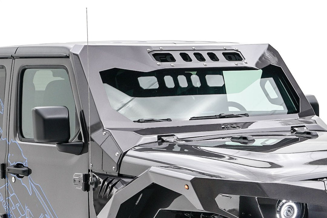 Product of Fab Fours JL3020-1 Steel No Windshield Frame Cover