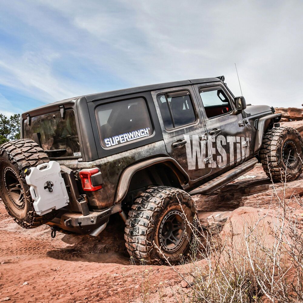 Product of Westin Automotive 59-82055A WJ2 Series Steel Textured Bumper