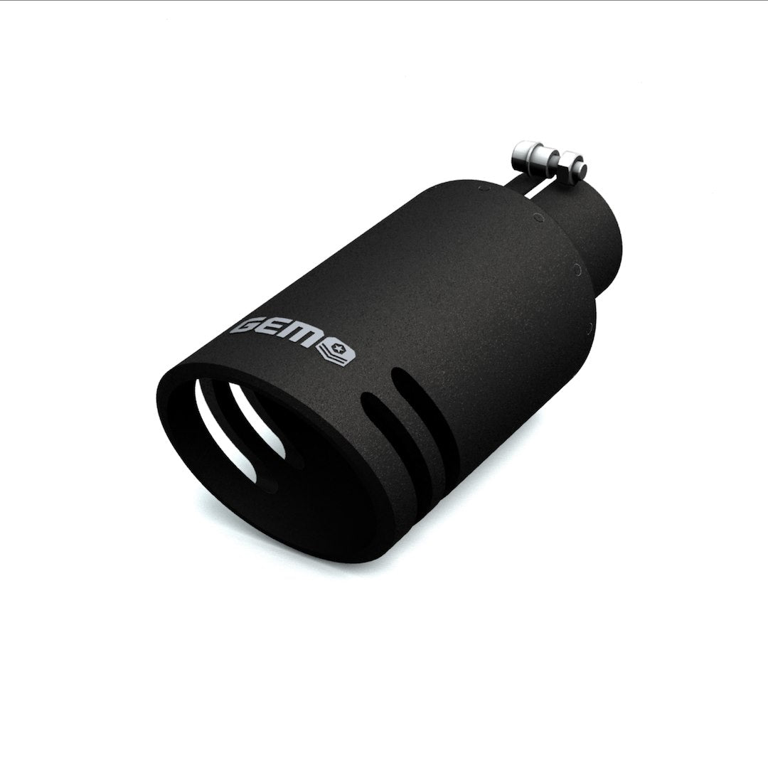 Gem Tube Products B11255 Exhaust Tail Pipe Tip||silencer Black Single.Jpg||85||gemb11255||972812