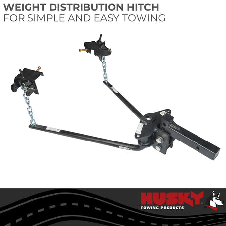 Product of Husky Towing 31423 12000 Pound Round Bar Weight Distribution Hitch