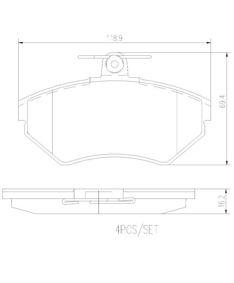 Brembo P85032n Brake Pad||p85032n_1.Png||86||brmp85032n||2104701