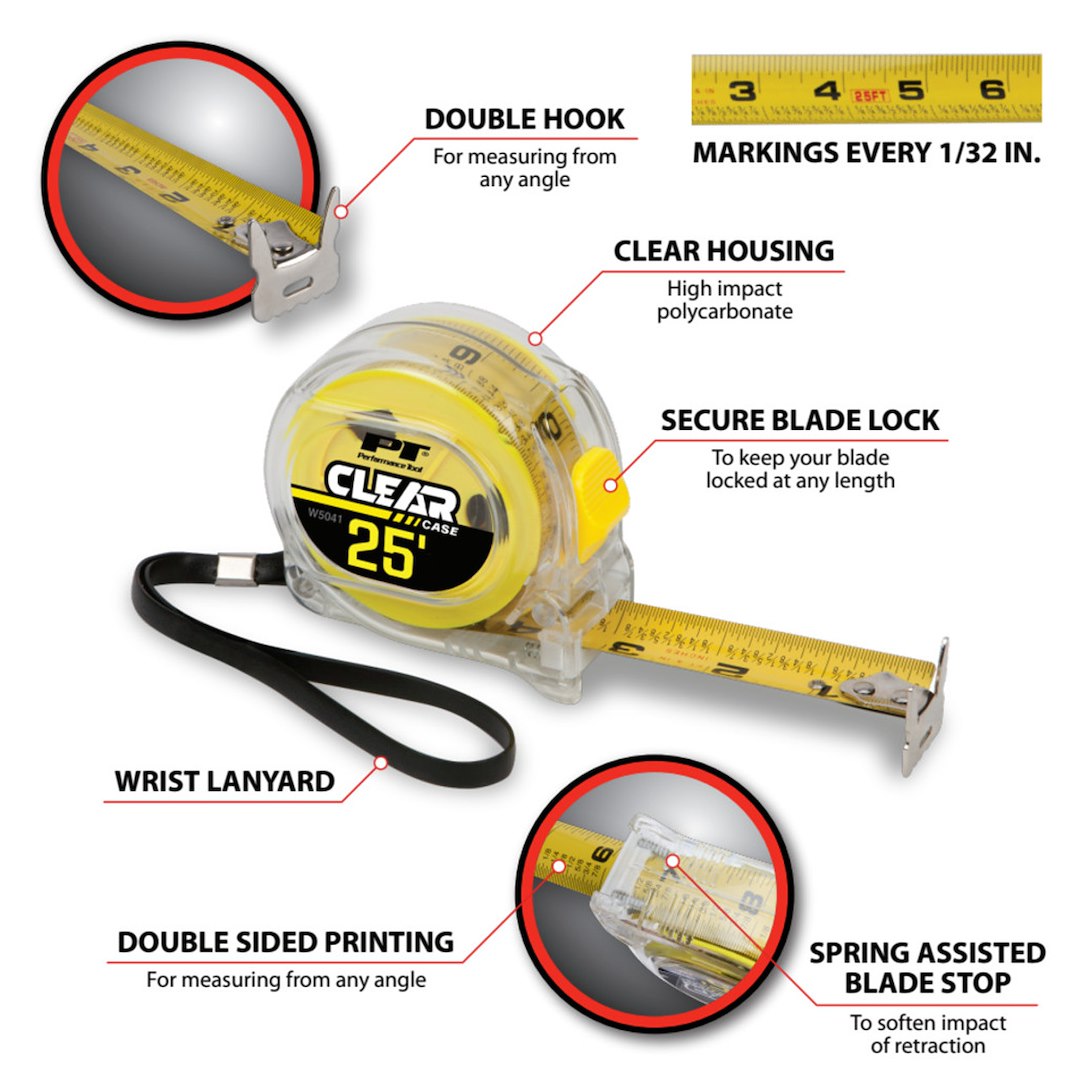Performance Tool W5041 Tape Measure||w5041_5.Jpg||90||ptlw5041||1593669