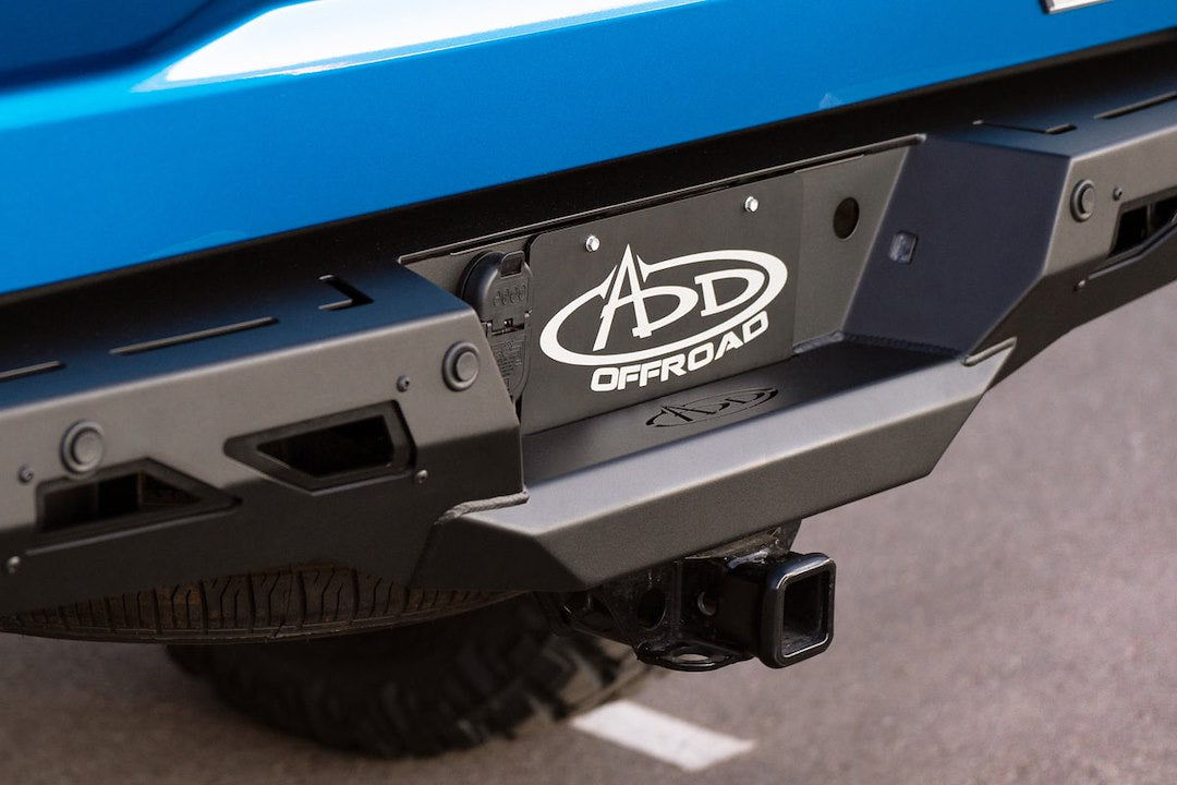 Product of Addictive Desert Designs R14020NA0103 Black Label Steel Powder Coated Bumper