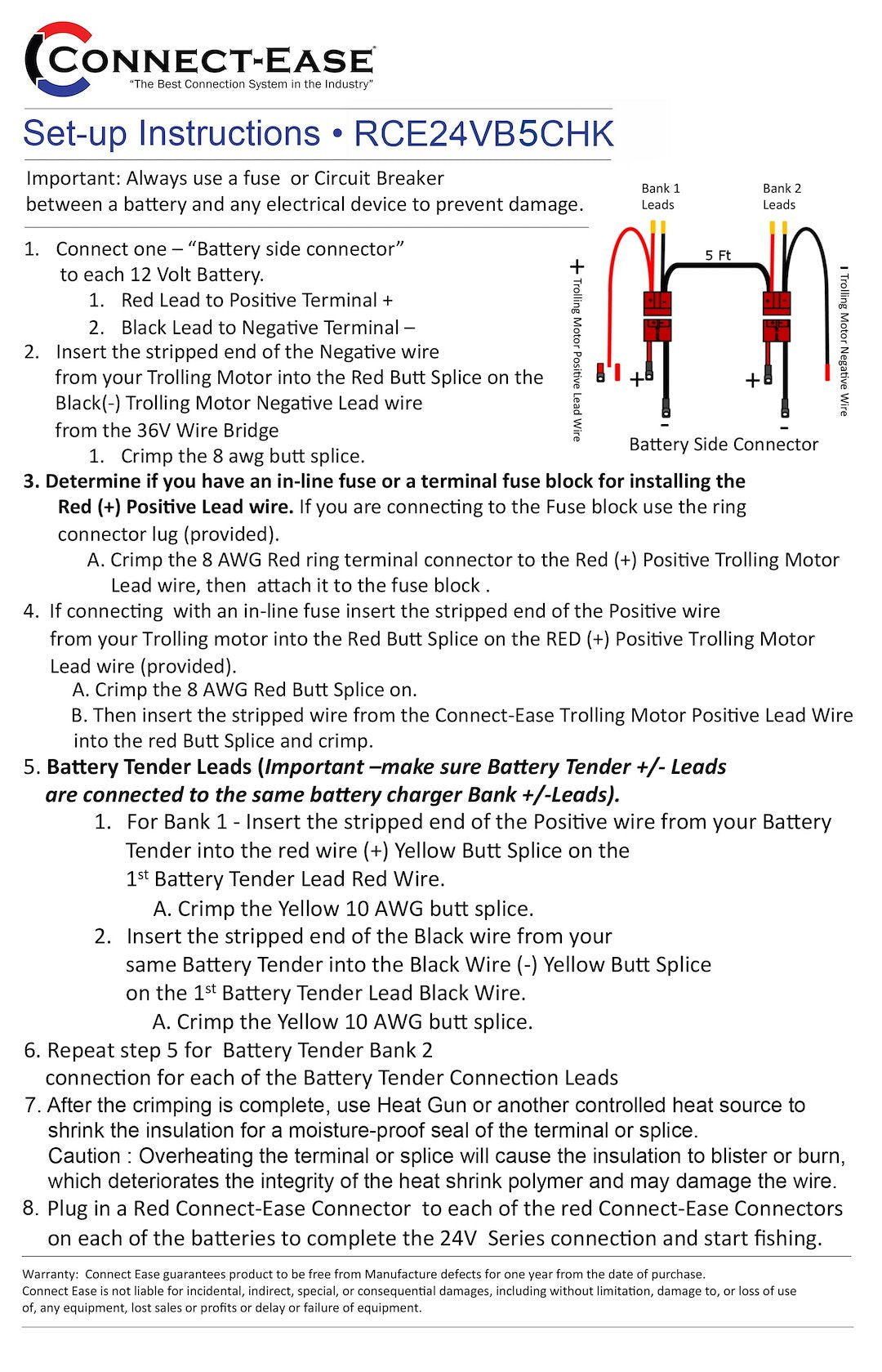 Product of Connect-Ease Rce24vb5chk Battery Connection Harness