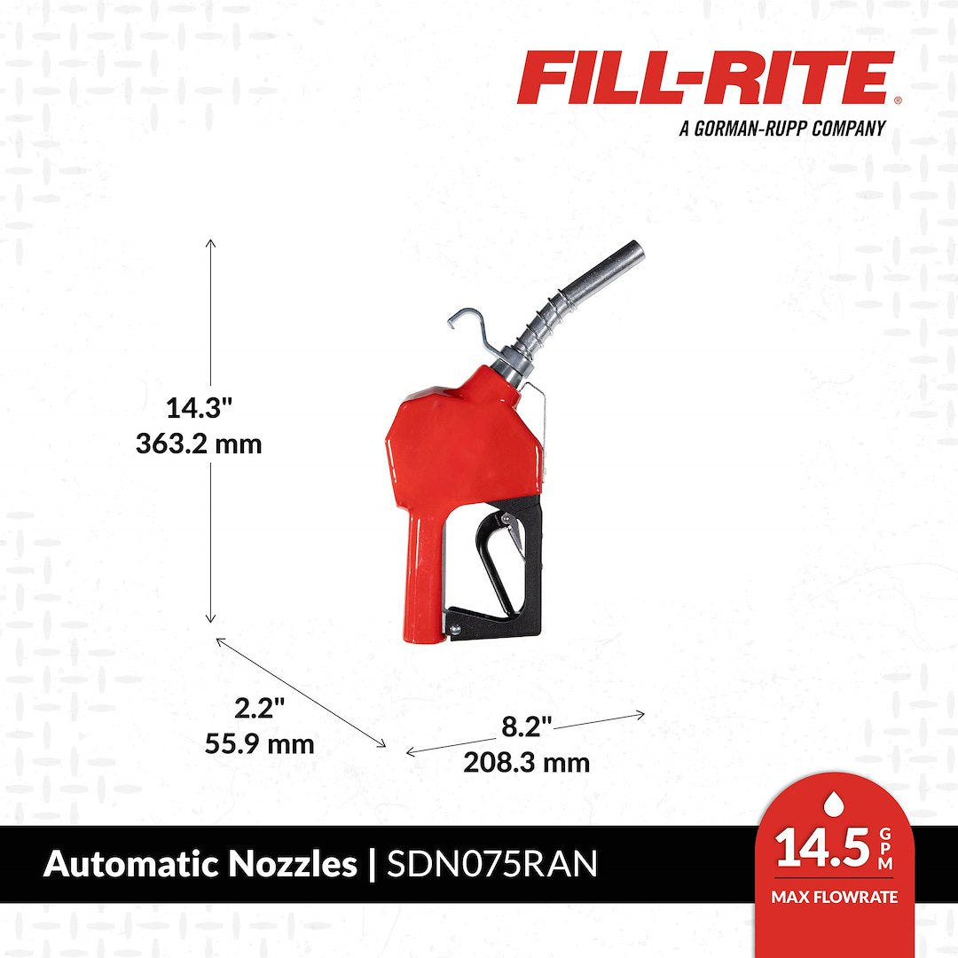 Product of Fill-Rite Sdn075ran Liquid Transfer Tank Pump Nozzle