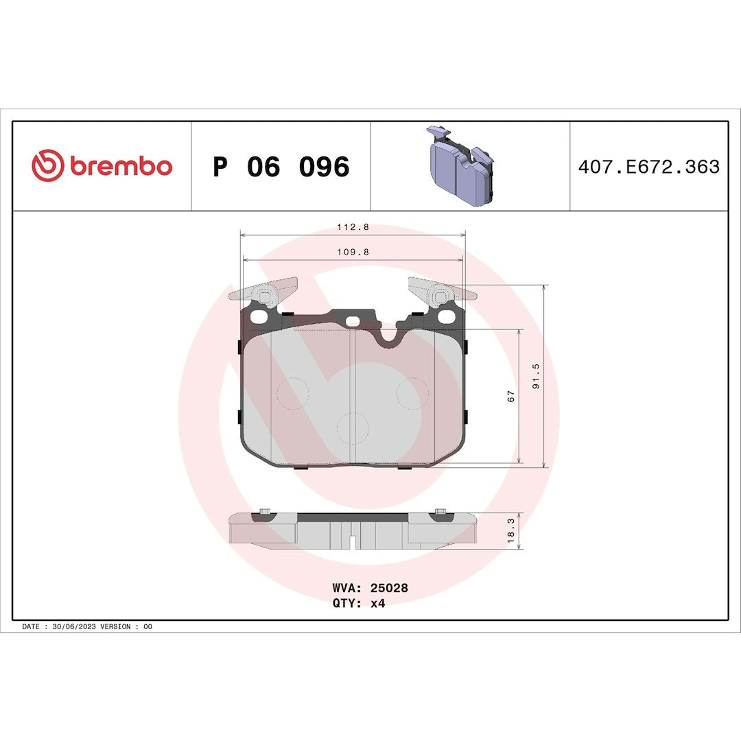 Brembo P06096 Brake Pad||p06096_Drw.Jpg||88||brmp06096||1752544