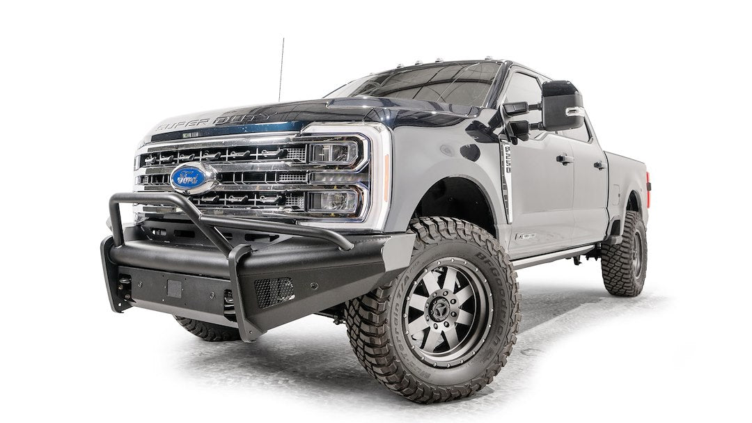 Product of Fab Fours FS23-Q5962-1 Black Steel Elite Steel Matte Powder Coated Bumper