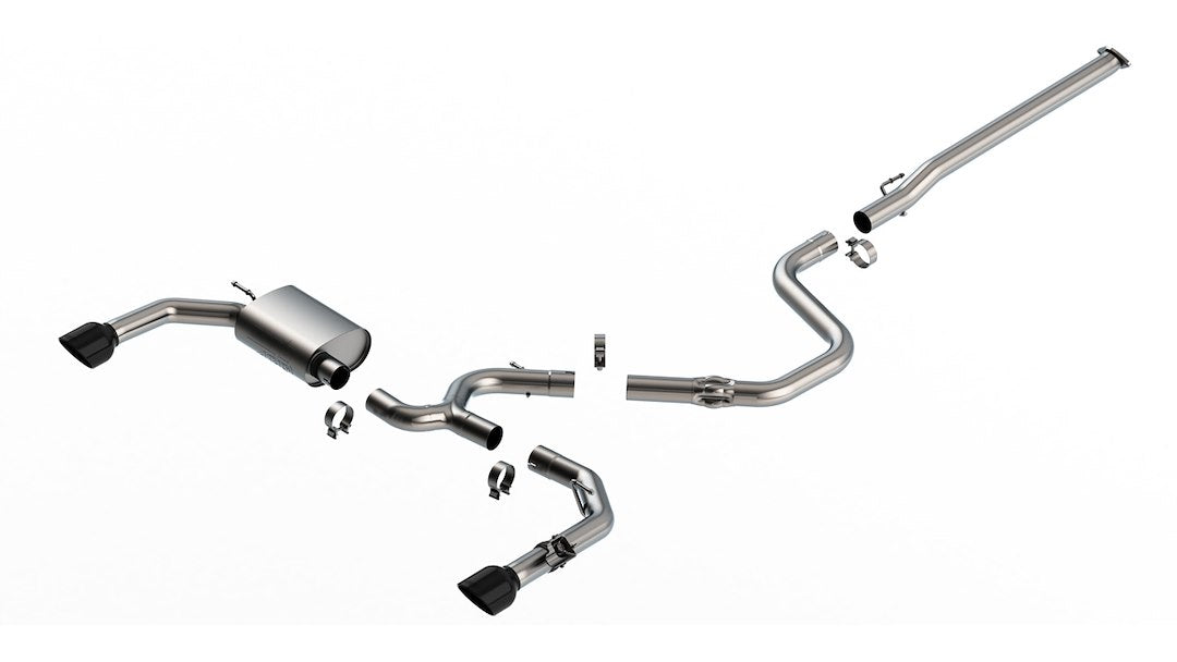 Product of Borla 140925BC ATAK ® Series Cat Back System Single Exhaust System Kit