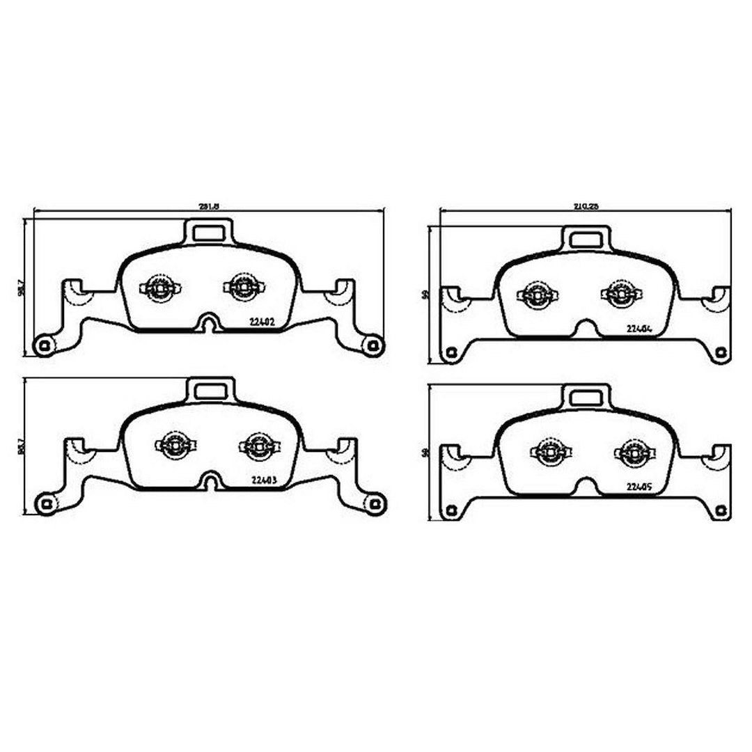Product of Brembo P85164 Brake Pad - Set Of 4