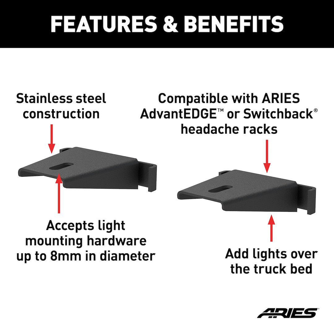 Product of Aries 1110311 Light Bar Mounting Kit