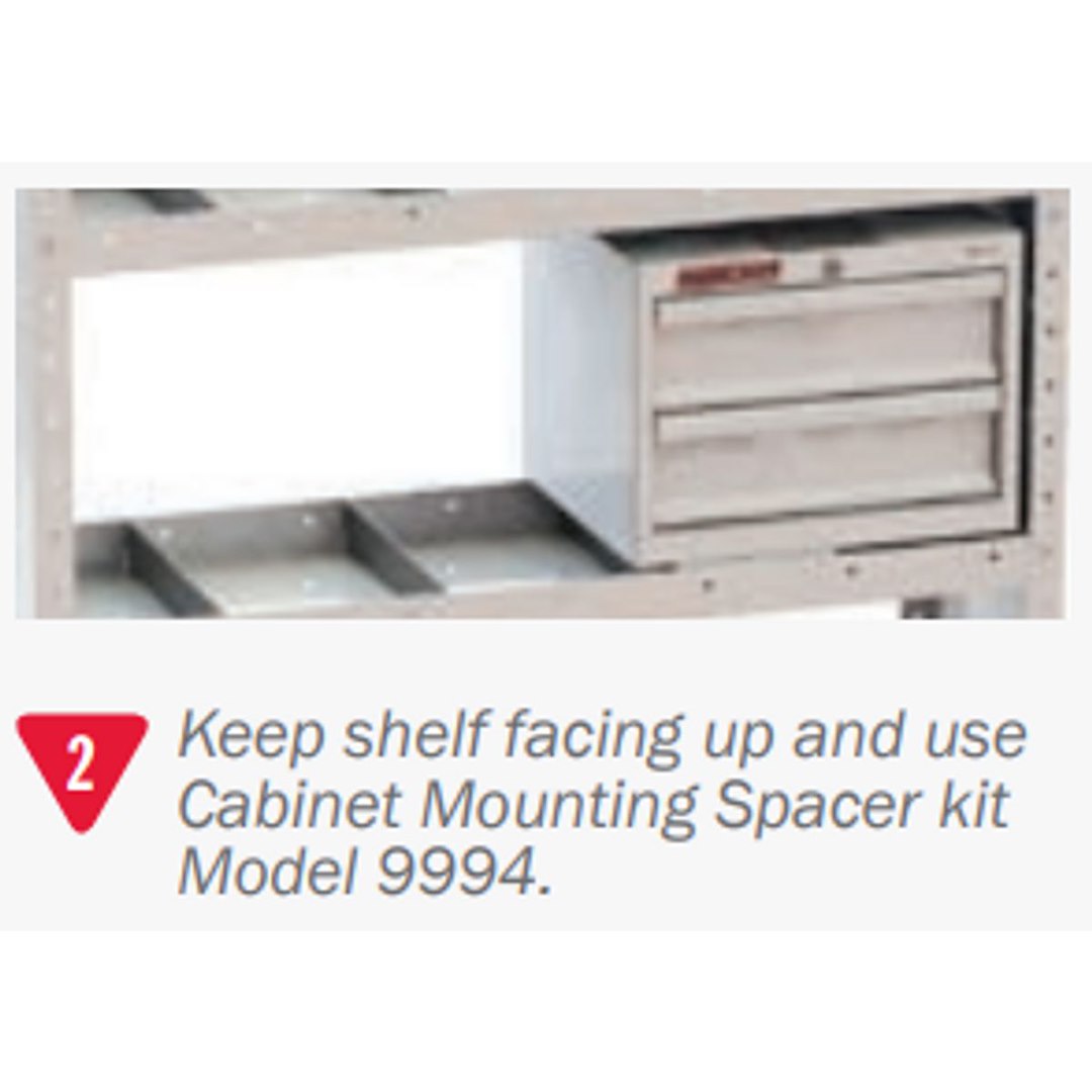 Weather Guard (Werner) 9994 Mounting Kit Van Storage System Shelf Mounting Bracket||9994 Mounting Kit_2.Jpg||87||w519994||1127427