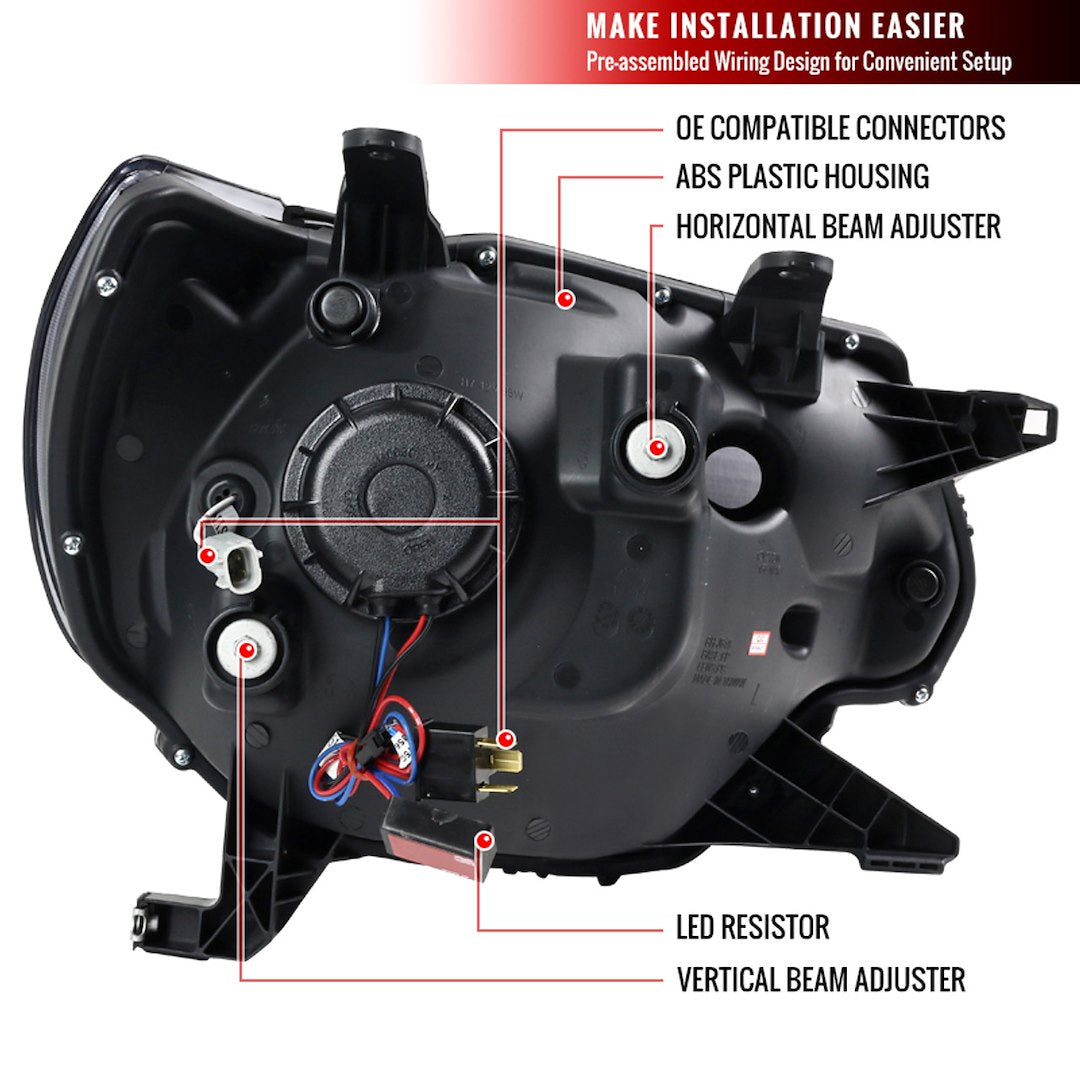 Spec-D Tuning 2lhp-Tac12jm-Tm Headlight Assembly||2lhp-Tac12jm-Tm_7.Jpg||92||sdtptac12jmtm||1187557