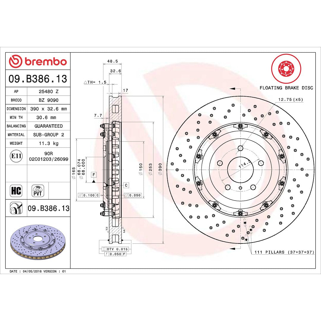 Brembo Kt04316 Brake Kit||09.B386.13_Drw.Jpg||89||brmkt04316||2240282