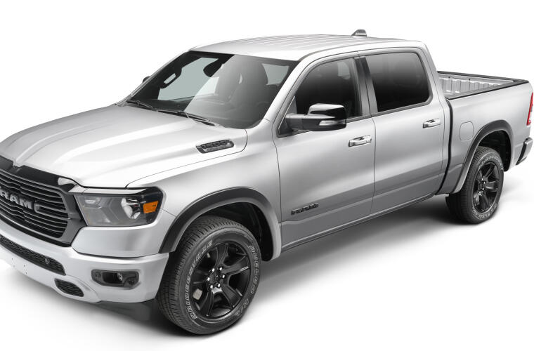 Product of Bushwacker 50928-02 Non-Exposed Fasteners Black Fender Flare - Set Of 4