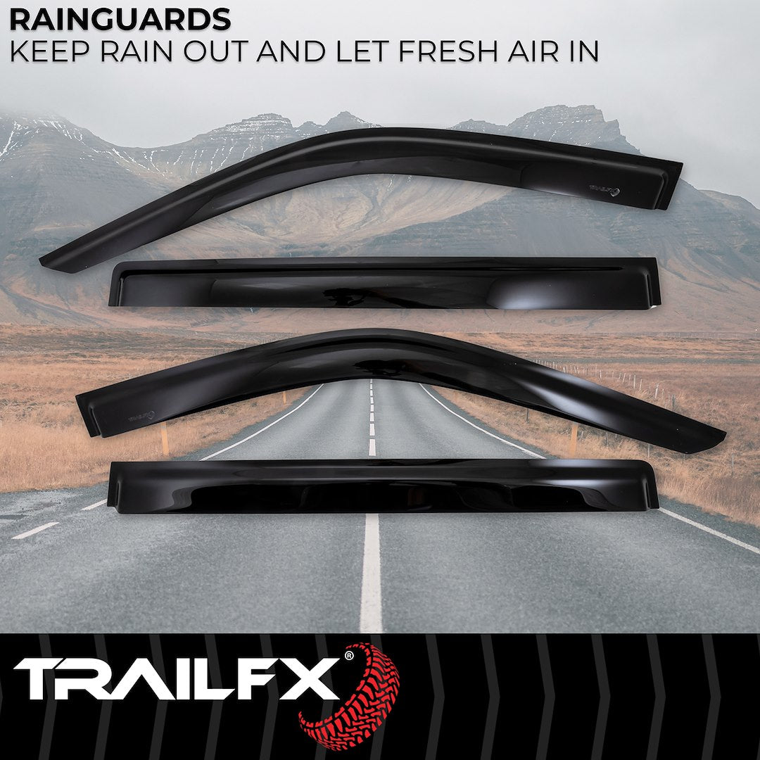 Product of TrailFX 4888H Outside Channel Rainguard