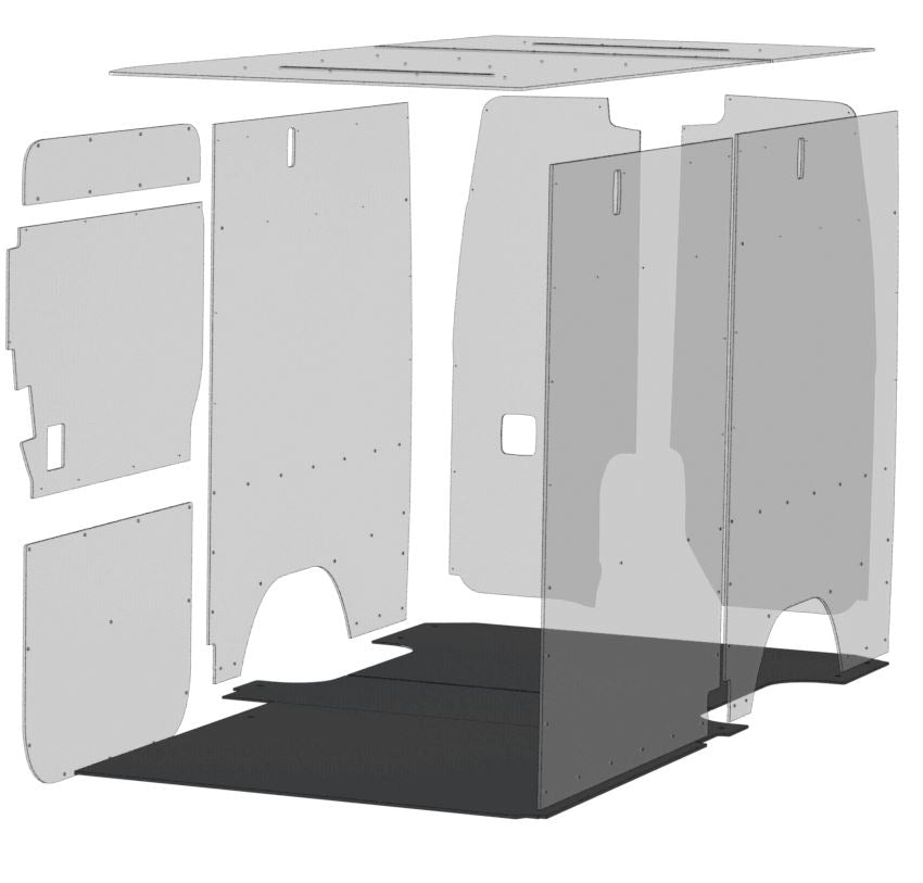 Product of Legend Fleet 132-123-6441 Black Rubber Cargo Area Cargo Area Liner