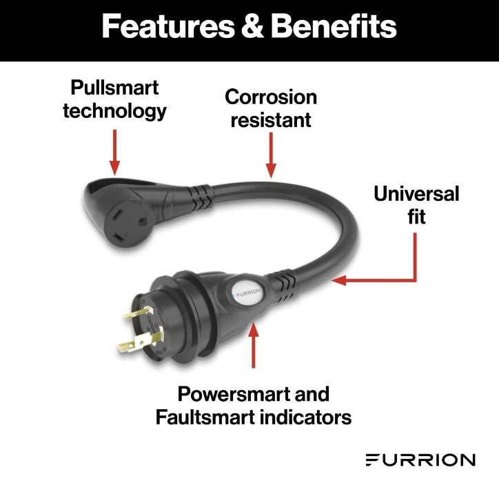 Product of Furrion Llc Fp3120r-Sb Power Cord Adapter