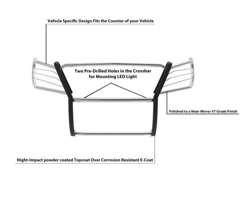 Black Horse Offroad 17fp32mss Grille Guard||17fp32mss_6.Jpeg||90||blk17fp32mss||2237468