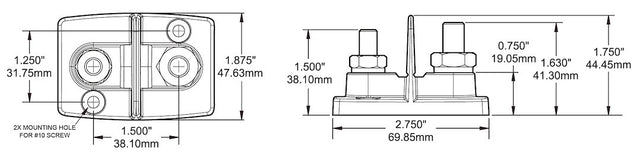 Product of Blue Sea 2018-Bss Busbar Stud