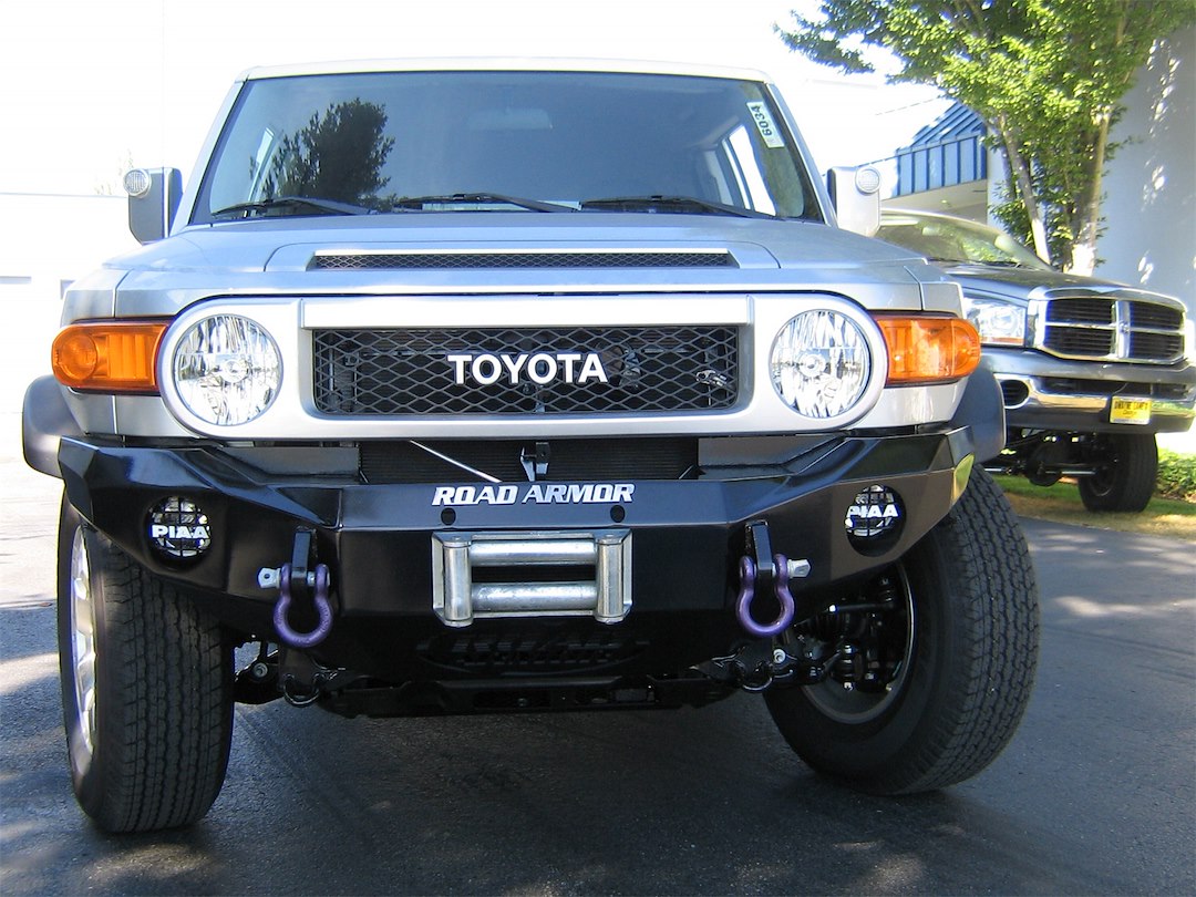 Product of Road Armor 3202XF0B SPARTAN™ Steel Powder Coated Bumper