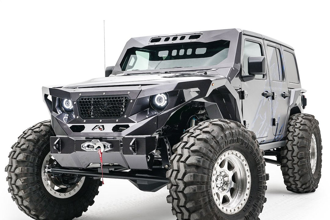 Product of Fab Fours JL3020-1 Steel No Windshield Frame Cover