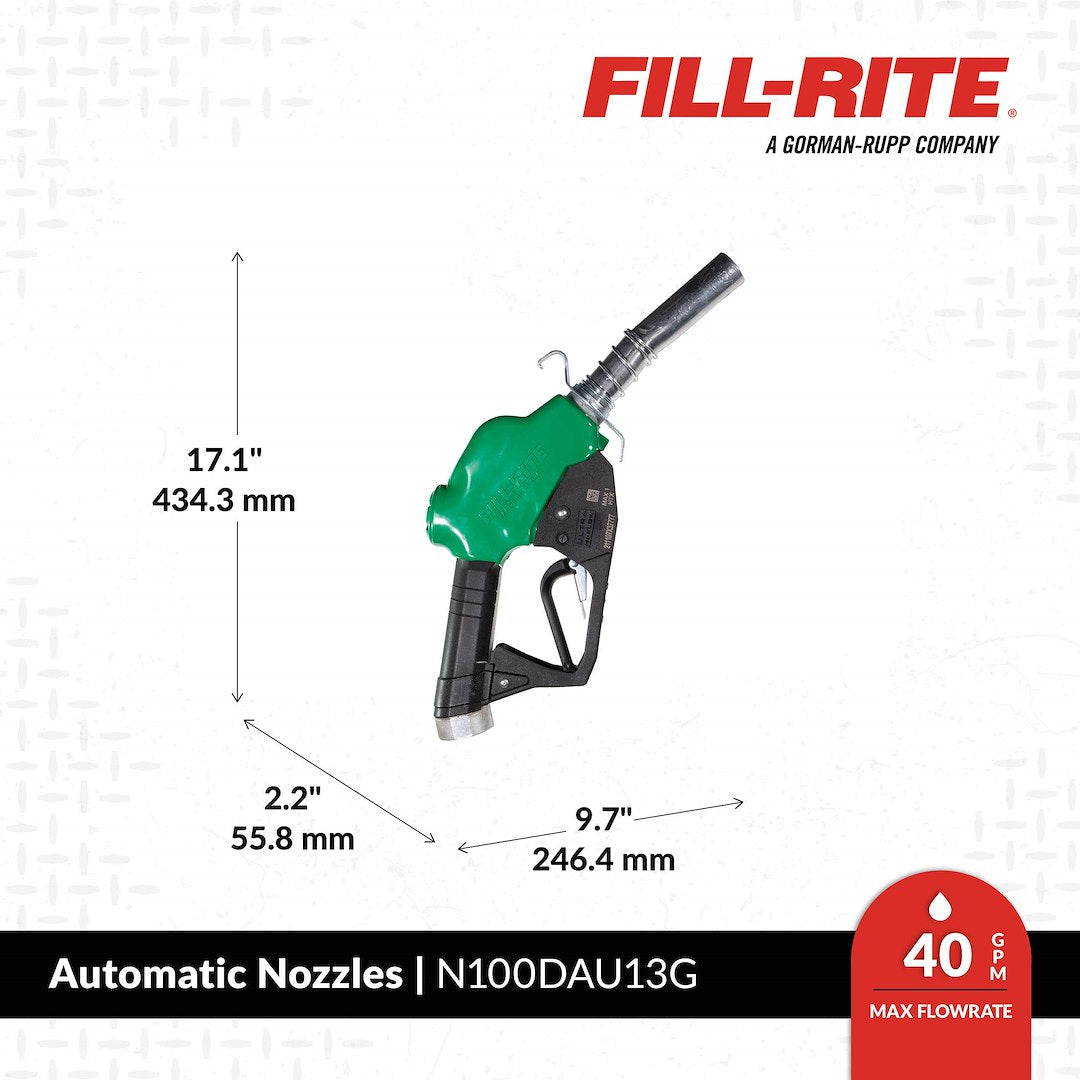 Fill-Rite N100dau13g Liquid Transfer Tank Pump Nozzle||n100dau13g_3.Jpg||88||f72n100dau13g||2352091