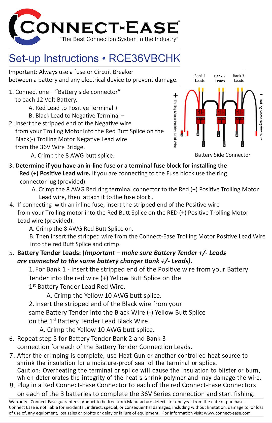 Product of Connect-Ease Rce36vbchk Battery Connection Harness