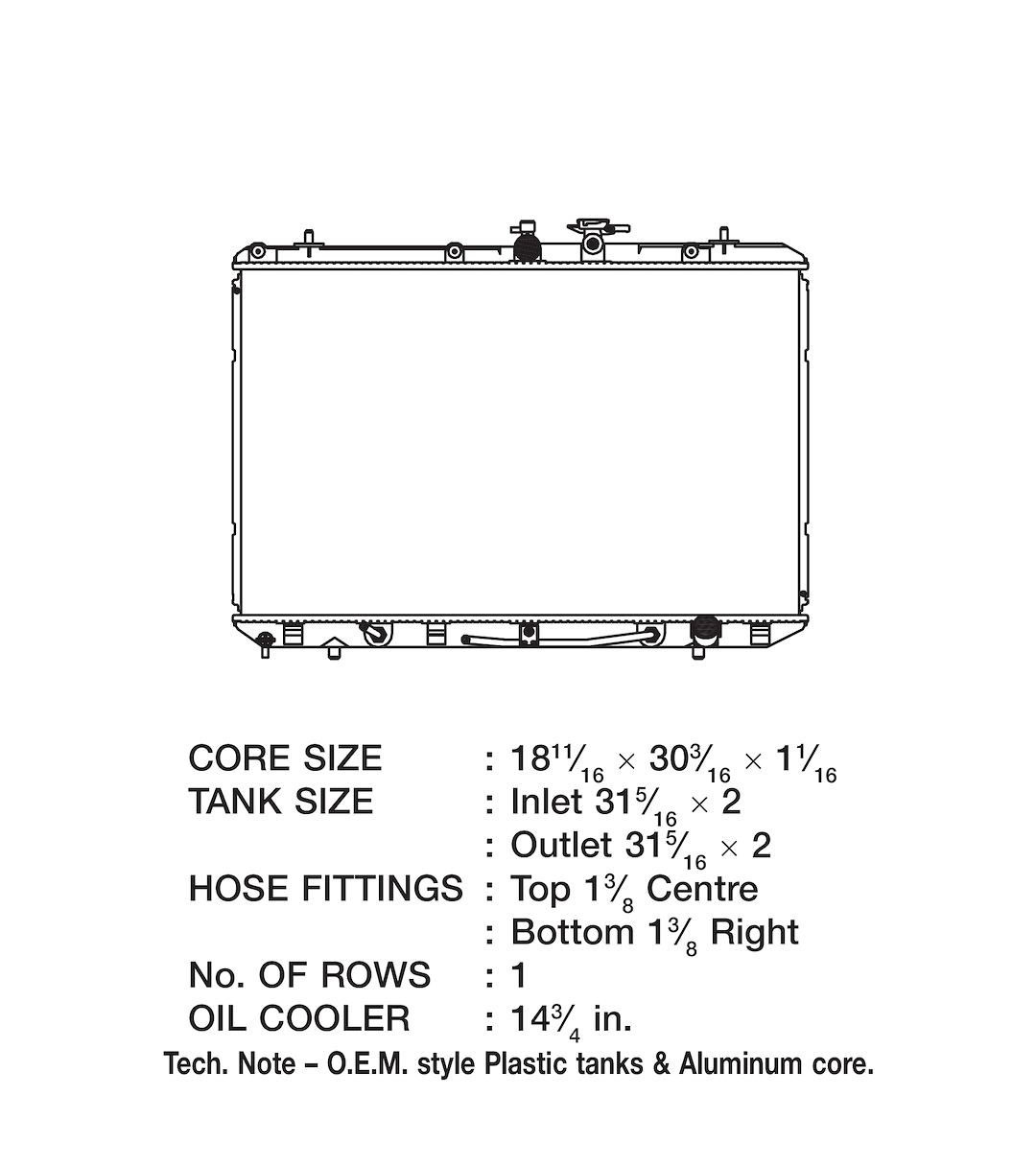 Product of Csf 3375 Radiator