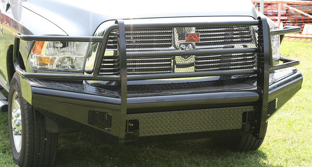 Product of Fab Fours DR10-S2960-1 Black Steel Steel Gloss Powder Coated Bumper