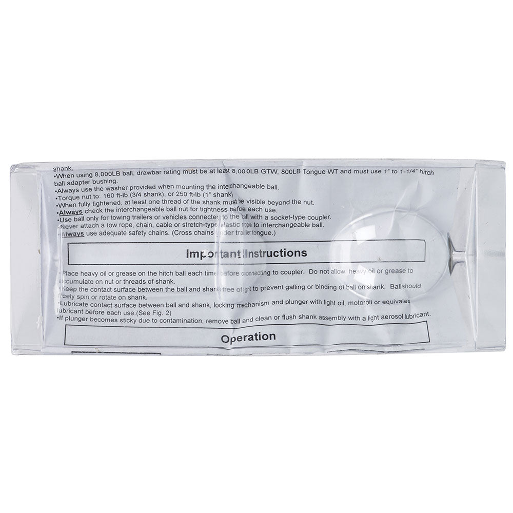 Product of Tow Ready 63802 Trailer Hitch Ball