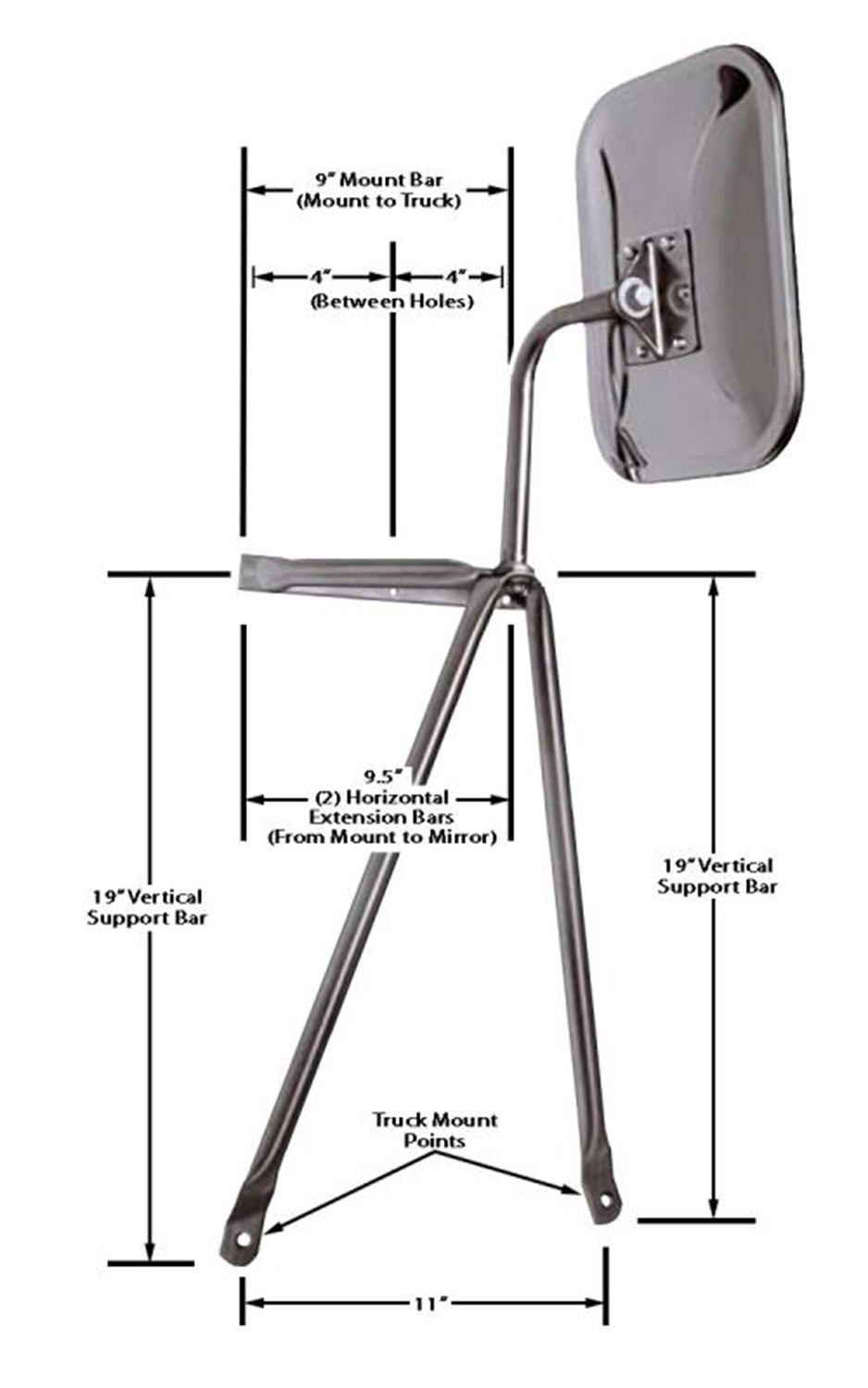 Product of Cipa Usa 45000 Exterior Towing Mirror