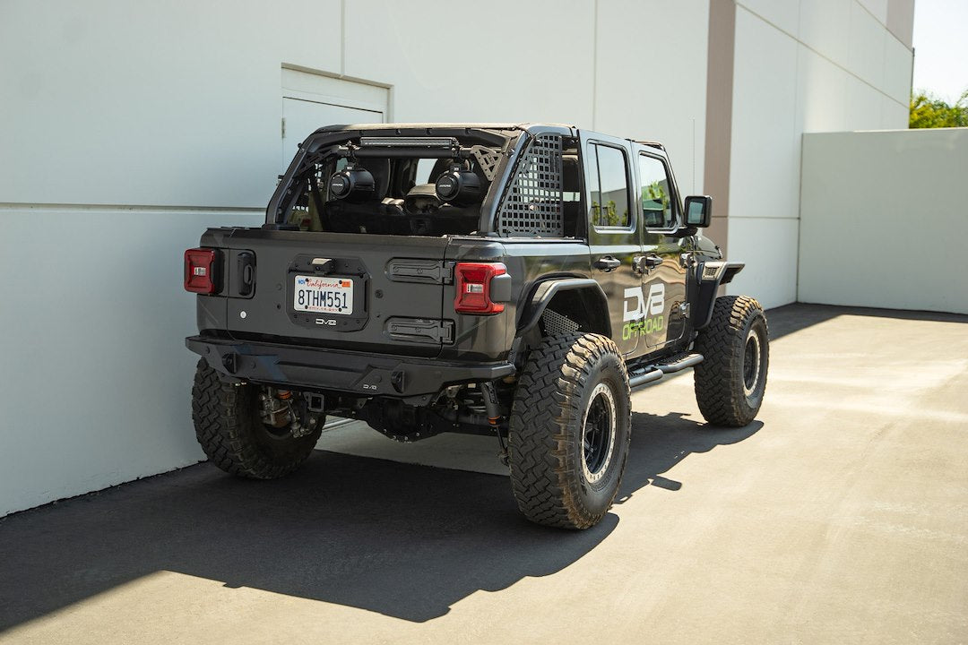 Product of DV8 Offroad SRJL-08 OE Plus Nerf Bar With Surface Steps