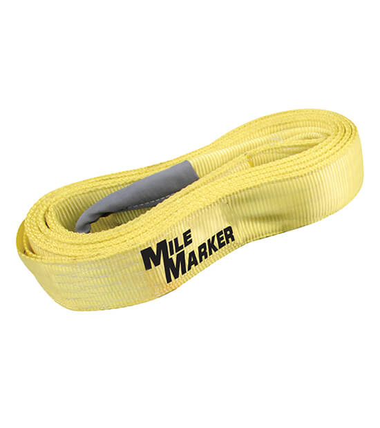 Product of Mile Marker 19315 Recovery Strap 15 Feet Yellow Nylon Webbing