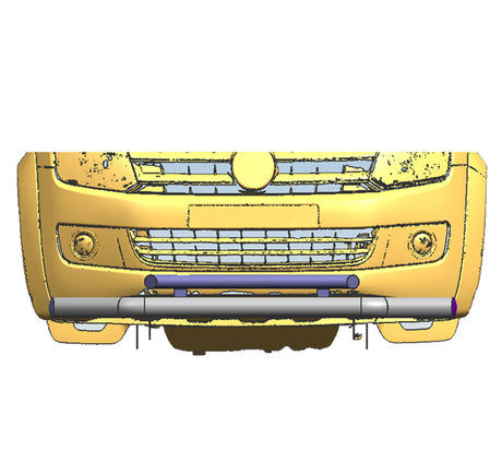 Product of Black Horse Offroad Fd-Ni21s Bumper Guard