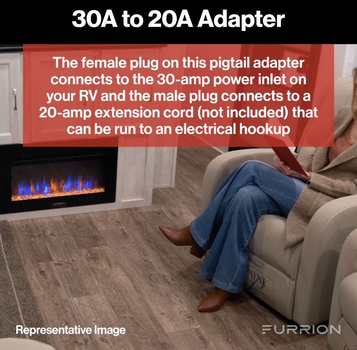 Product of Furrion Llc Fp3120r-Sb Power Cord Adapter