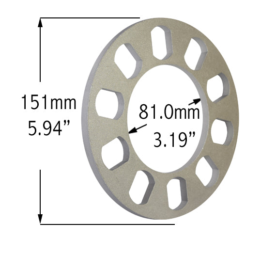 Coyote Wheel Accessories 911124 Wheel Spacer||||86||rev911124||1915942