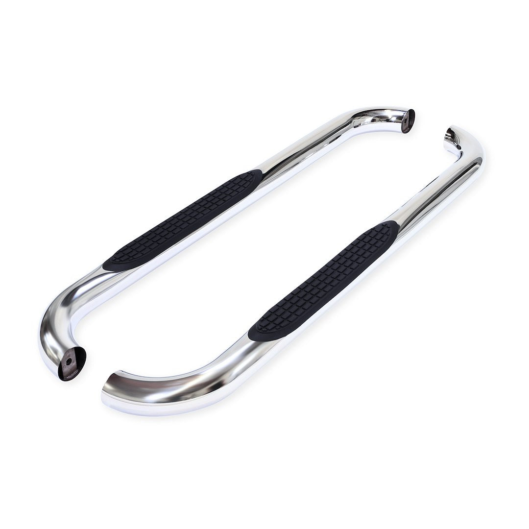 Product of TrailFX A0046S TFX Round Tube Side Steps Nerf Bar With Surface Steps