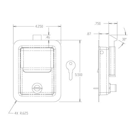 Buyers Products L3980 Tool Box Latch||l3980_10.Jpg||95||b83l3980||1683340