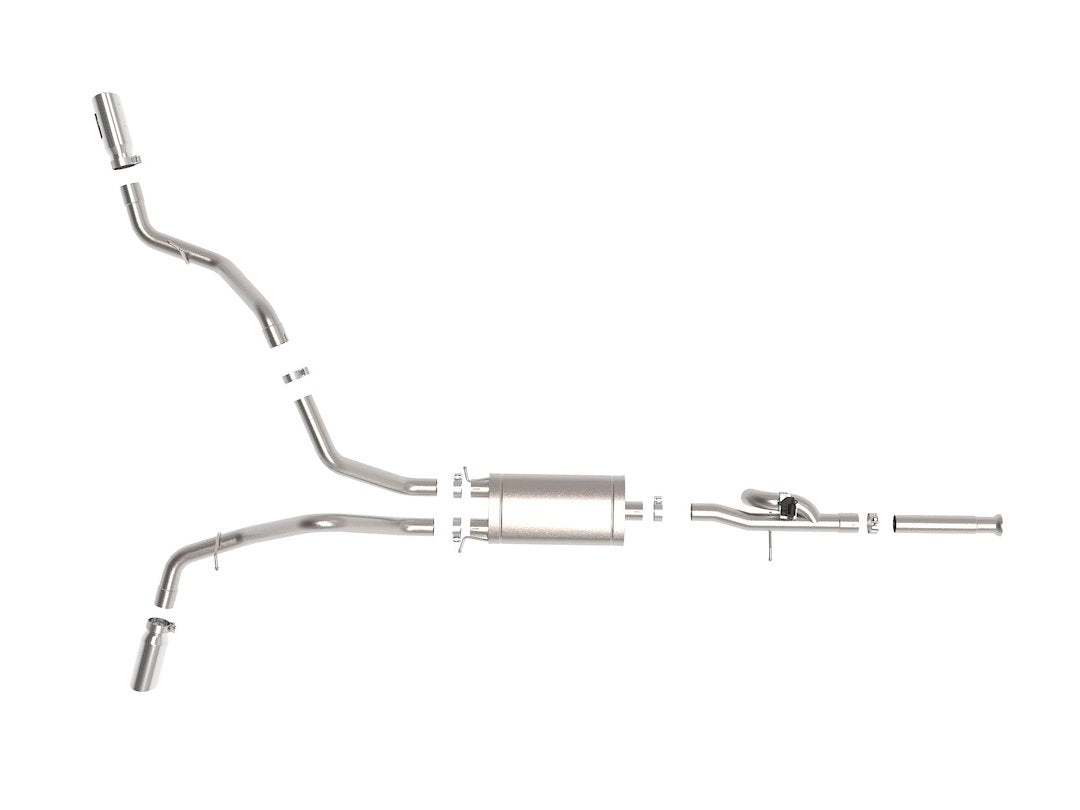 Product of Advanced FLOW Engineering 49-34131-P Gemini XV Cat-Back System Single Exhaust System Kit