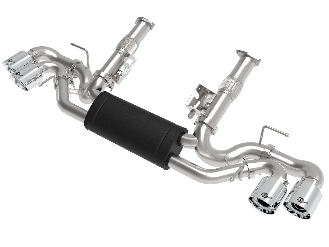 Product of Advanced FLOW Engineering 49-34127-P Mach Force XP Cat Back System Dual Exhaust System Kit