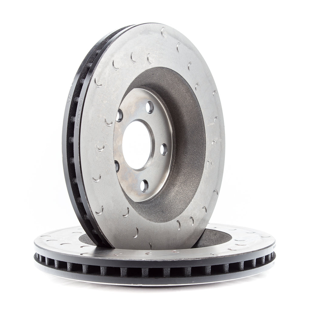 Product of Alcon Brake DKF3430X1022C Vented And Slotted 1-Piece Brake Rotor
