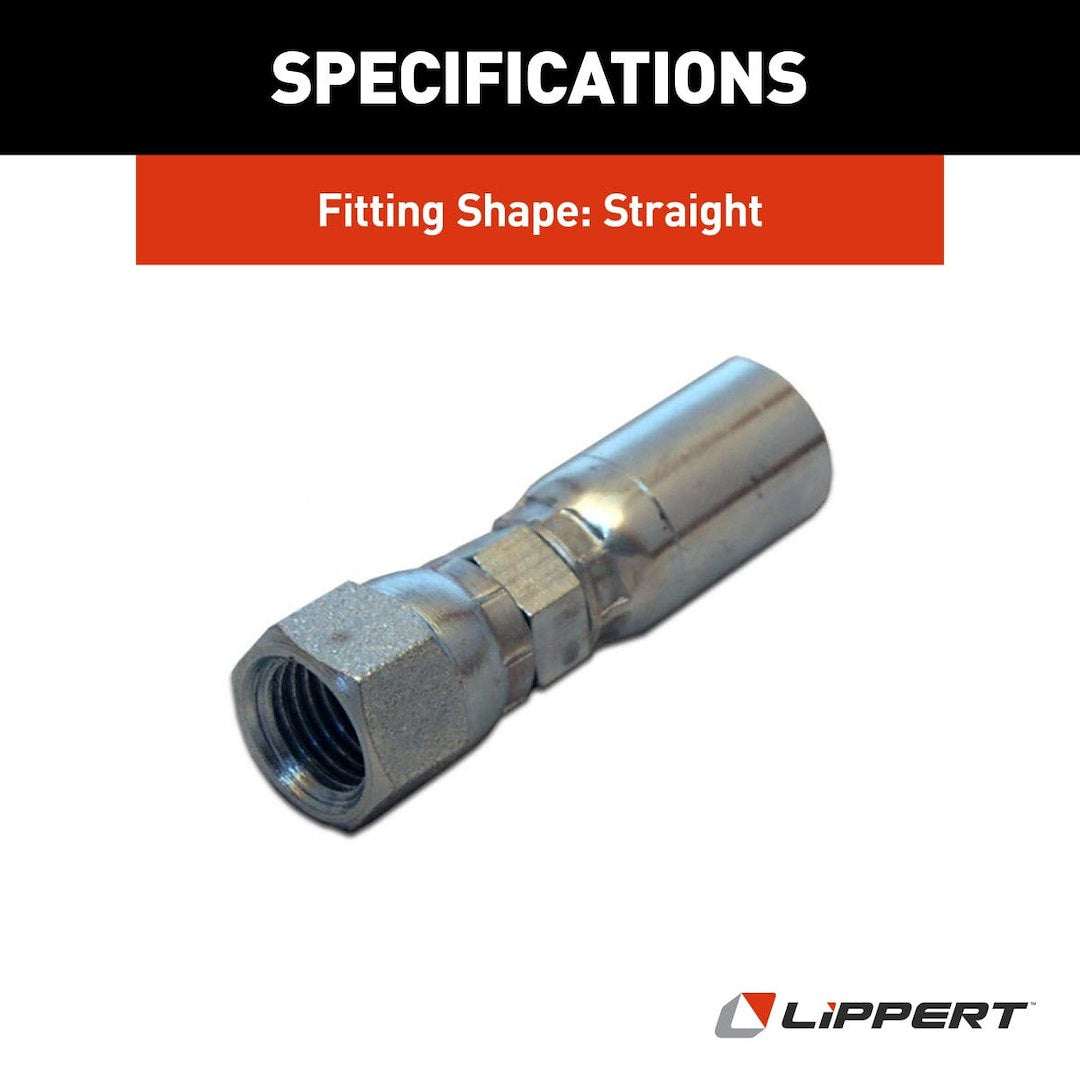 Product of Lippert Components 138416 Hose End Fitting
