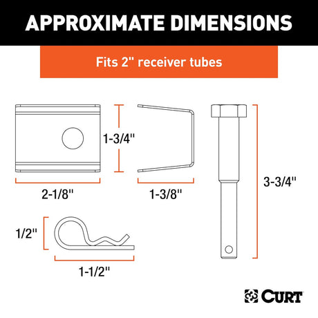 Product of Curt 22321 Trailer Hitch Receiver Tube Anti Rattle Bracket