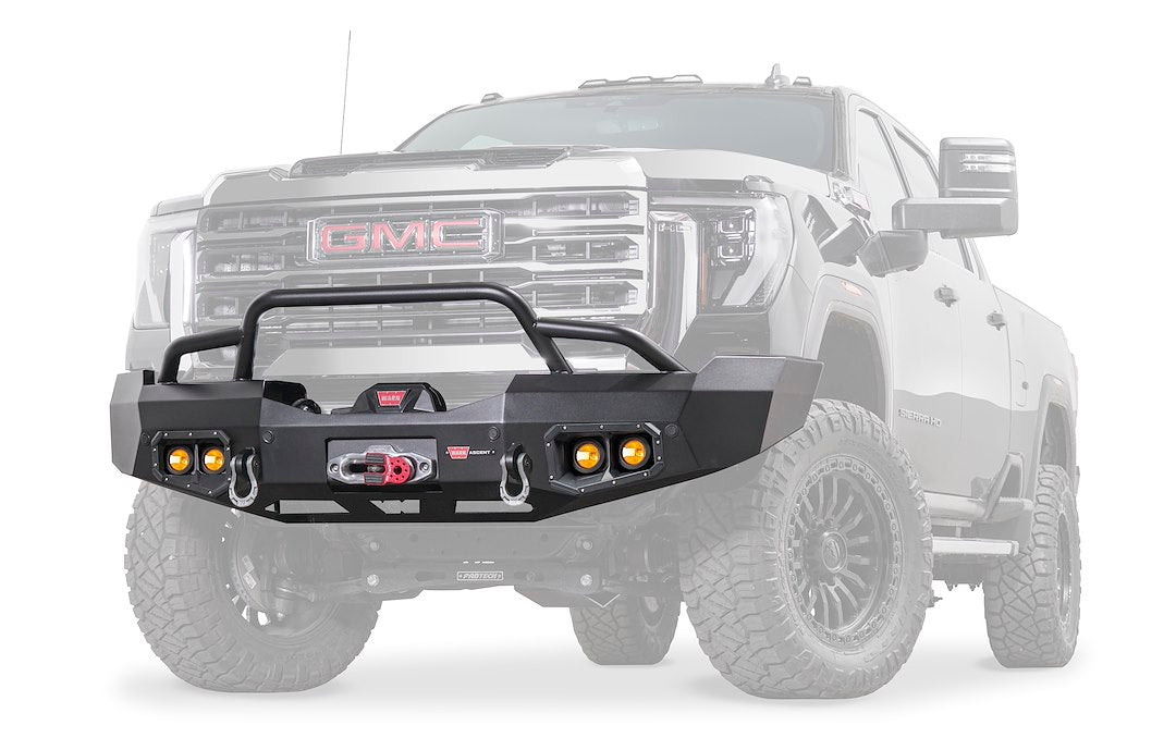 Warn 110945 Bumper||110945 - Ascent Bumper For 2024 Gmc - Prerunner-Ghosted2.Jpg||86||w36110945||1567390