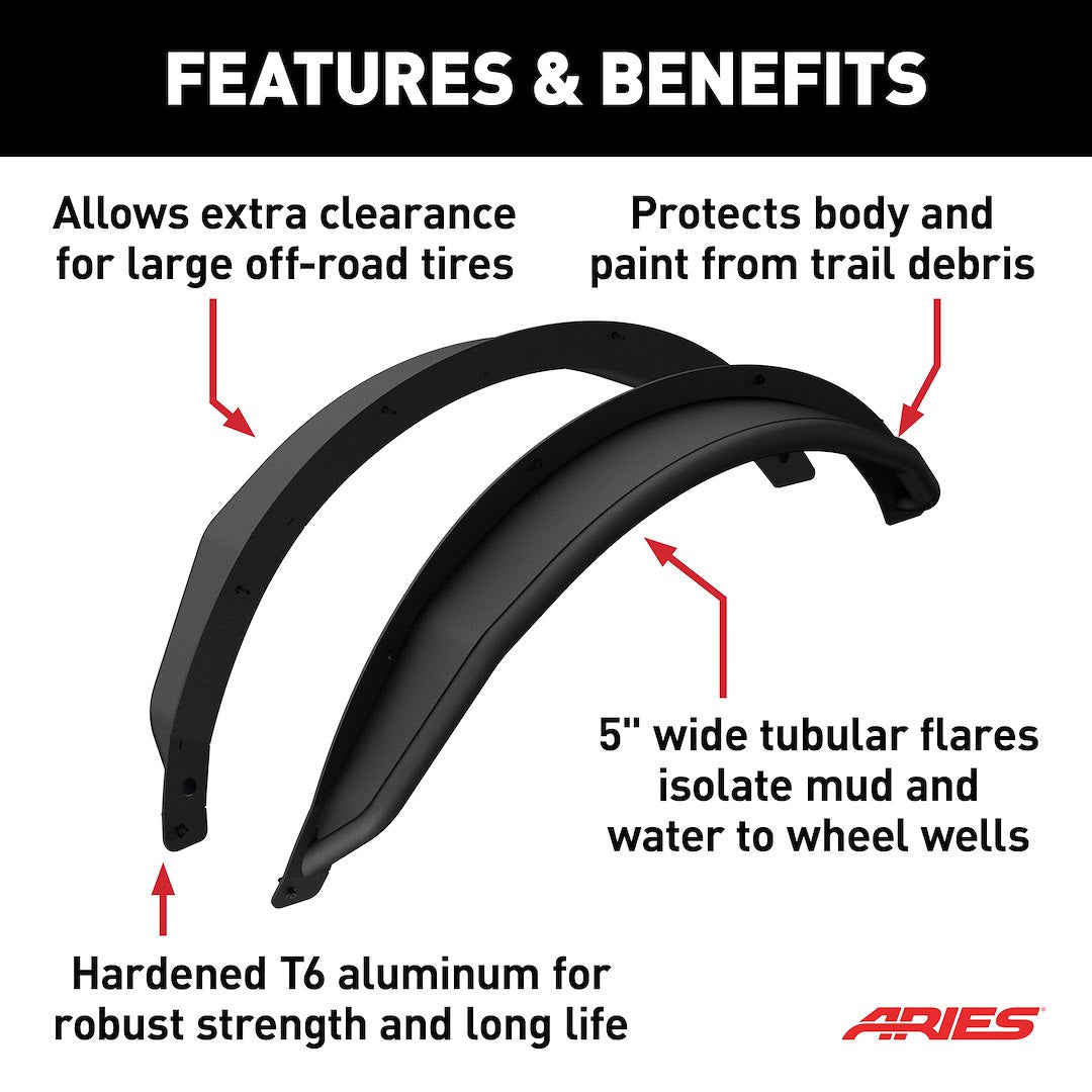 Aries 2500304 Fender Flare||2500304_3008x1990_Fa.Jpg||87||a1s2500304||1527300