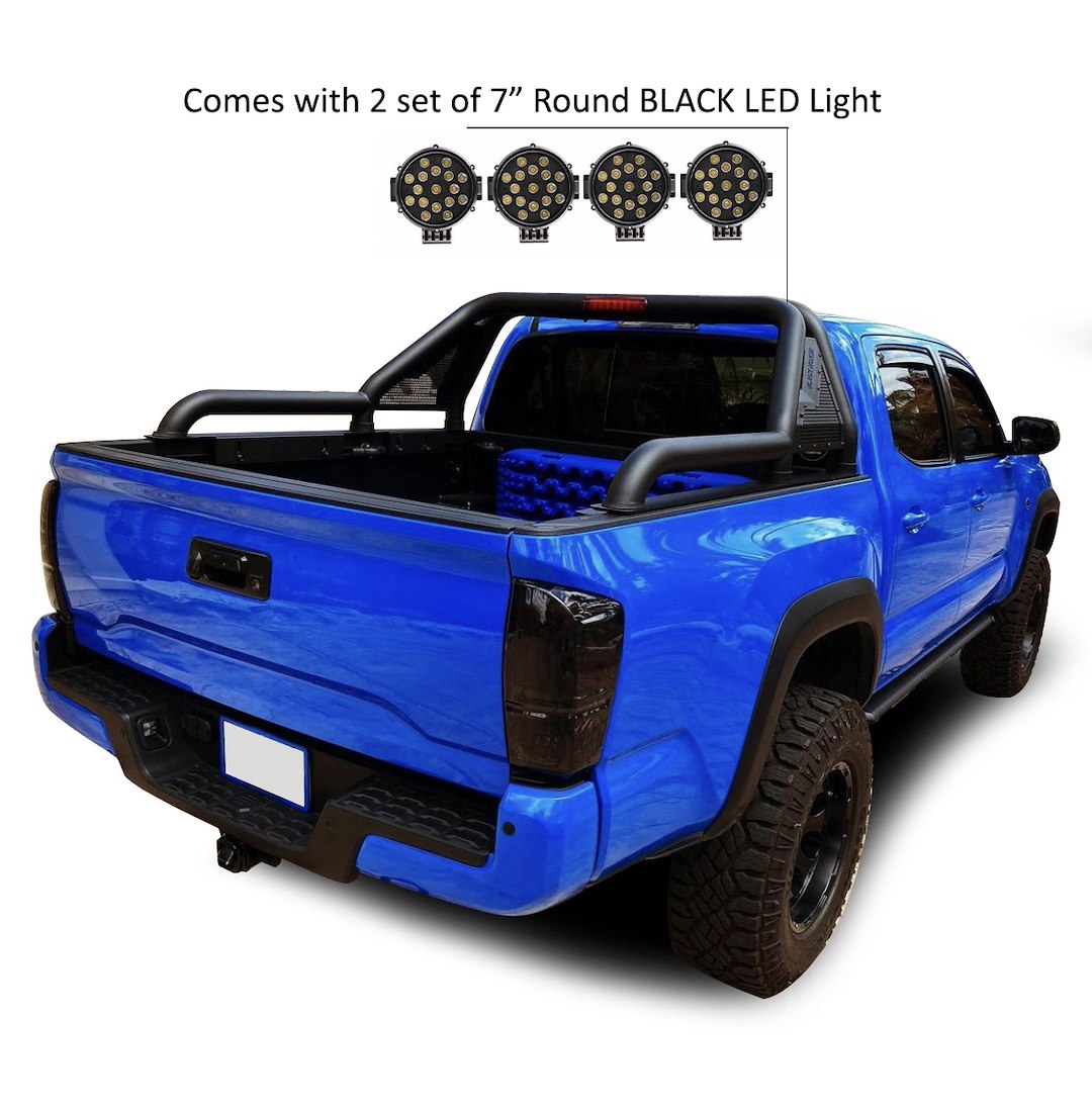 Product of Black Horse Offroad GLRB-03B-PLB  Truck Bed Bar