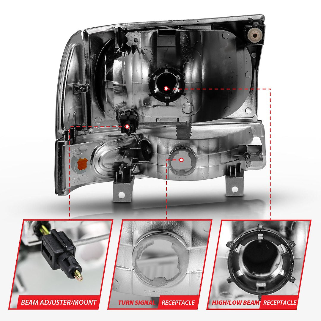 Product of Anzo Usa 111458 Headlight Assembly