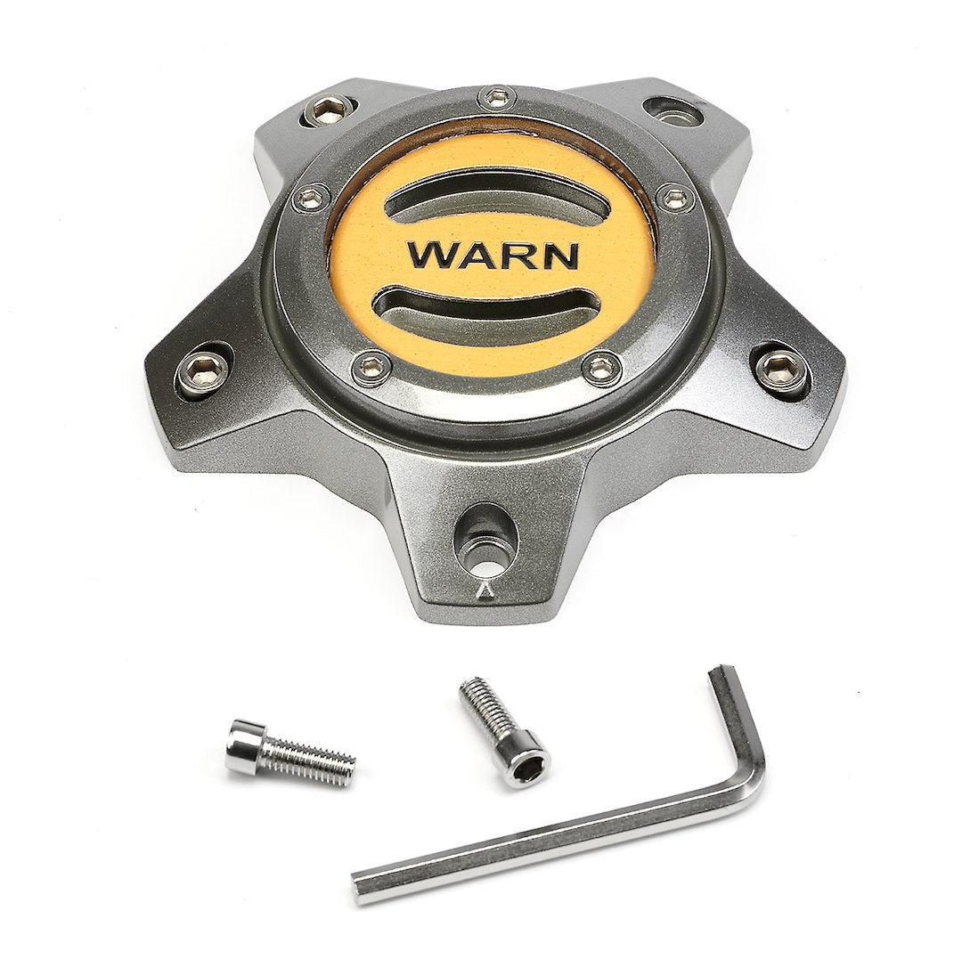 Product of Warn 106682 Gun Metal With Gold Center Wheel Center Cap