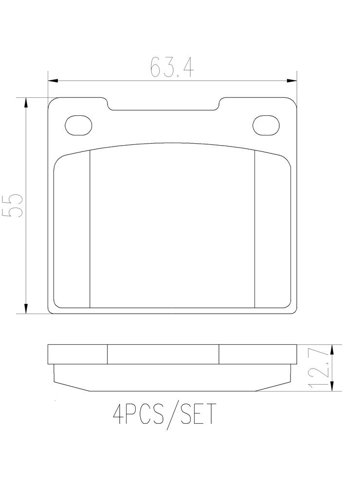 Product of Brembo P86001N Brake Pad - Set Of 4