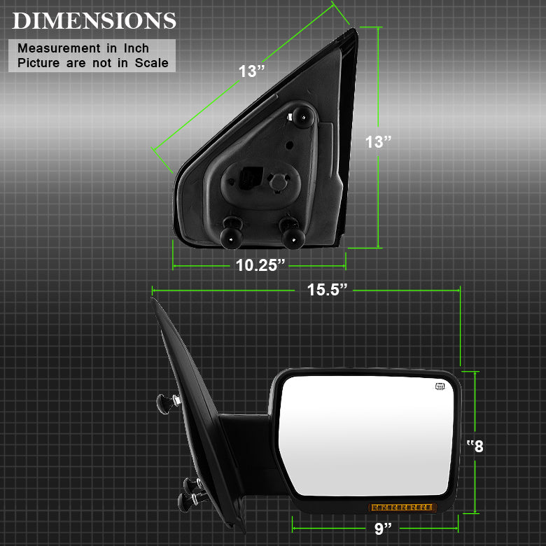 Product of Xtune 9935343 Exterior Mirror